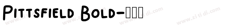 Pittsfield Bold字体转换